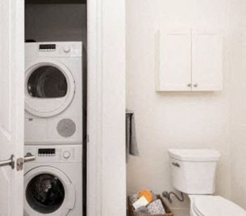 Full-size in-unit bosch washer and dryer